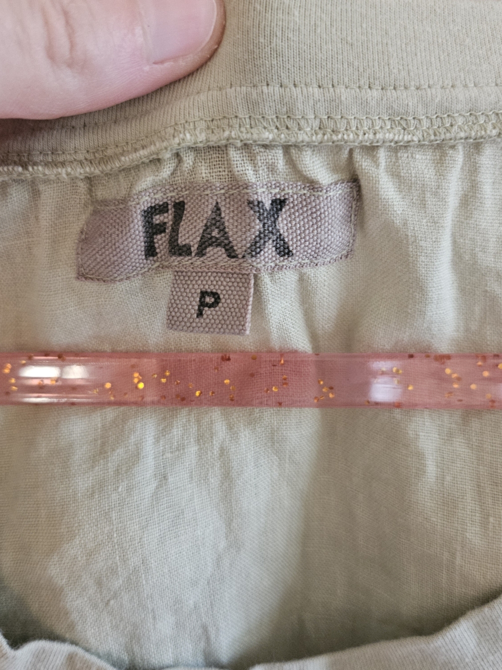 Flax Sleeveless Linen Tank Top P - Picture 2 of 6